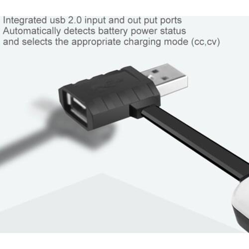 A10 Battery Charger for Li-ion Batteries Multifunction Magnetic USB Charger Mini Charging/Discharging Power Bank For 18650 25500
