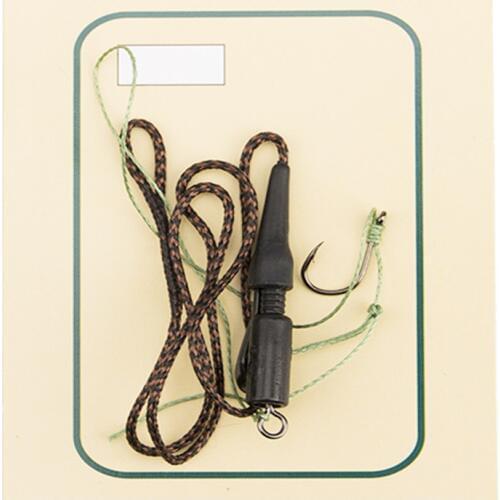 2Set/Bag Carp Fishing rig terminal rig Hair Rig For Carp Fishing core With line Hook