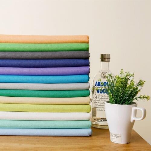 50cm * 150cm/Piece, Plain Canvas Fabric, Cotton and Linen Bag Sofa Slipcover Curtain Fabric, Thick DIY Handmade Fabric Material