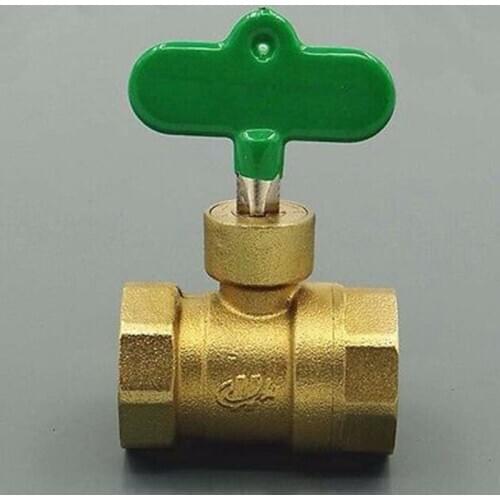 Brass Ball Valve Locking with Key PN 1.6 Mpa 229 PSI for water gas oil Equal Female Thread 1/2" BSP