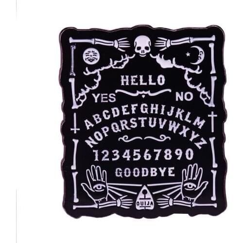 Ouija Board Hard Enamel Pins Magic Brooches Women Men Lapel Badges Backpack Collar Fashion Jewelry Gifts For Kids Friend