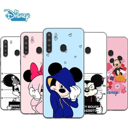 Mickey mouse love For Samsung A90 A80 A70 A70S A60 A50 A40S A30 A20 A10S A10E A10 A2 Core Transparent Phone Case