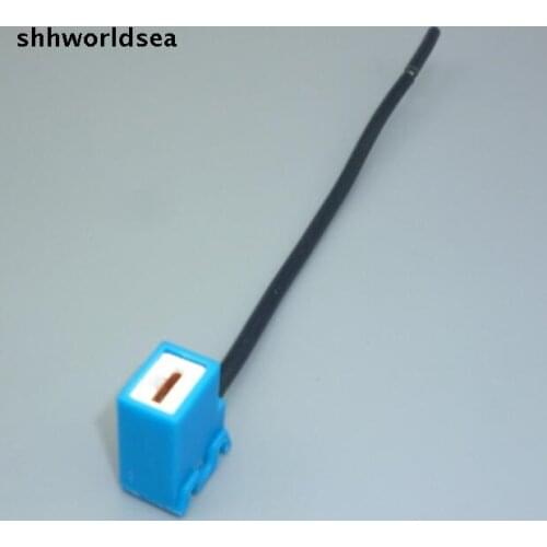 Worldgolden 2/10/50/100/500pcs H1/H3 12V/24V Car Headlight Bulb Socket Plug Adapter Holder Extension Cable Auto Connector