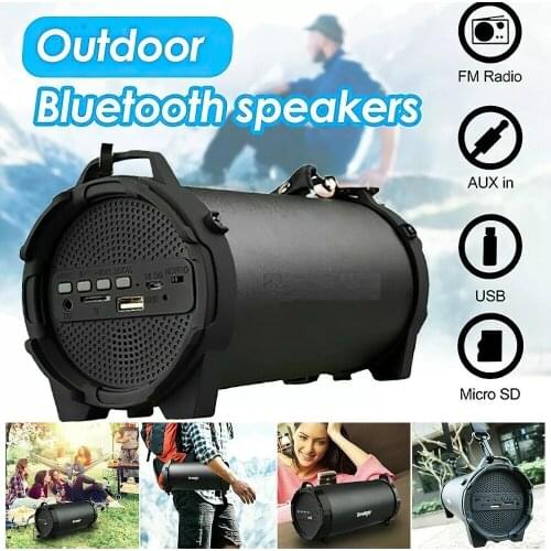 YOUXIU Bluetooth Portable Wireless Outdoor Speaker Subwoofer Stereo Loudspeaker MP3 Music Sound Columnfor PC Mobile Phone