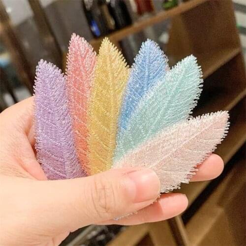 Embroidery feather Hairpins For Women BB Clips Hairgrips Hair Accessories For Girls Korean Hair Clips Hairpin