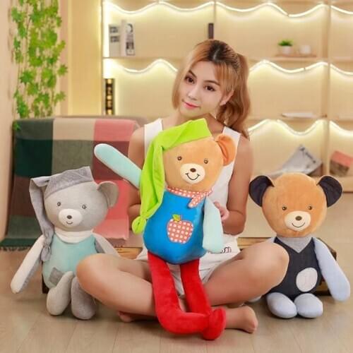 1pcs 40cm Unique Gifts Sweet Cute Animal Appease The Bear Plush Toy Stuff Doll For Baby