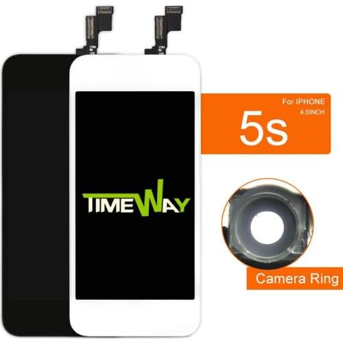 10pcs Grade Screen For iphone 5 5S 5C LCD No Dead Pixel Pantalla Touch Screen Display With Camera Holder For iphone Replacement