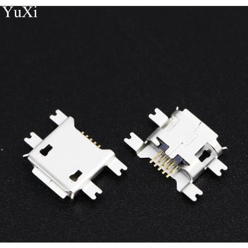 10pcs/pack G22Y 5pin Female Micro USB Connector Socket SMD 4 feet Widely Used In Tablet Phone PDA Charging Sale at a Loss RU