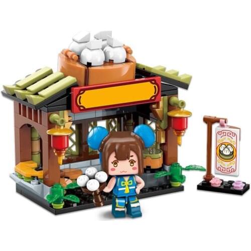164pcs Enlightenment 72012 Wushuang Baozipu Cartoon Animation Assembly Model Assembled Building Block Toy Gifts