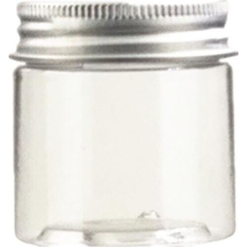 24pcs/lot 30ml pet jar with aluminum cap ,cream jar,Cosmetic case,Cosmetic Packaging,,cosmetic container,bottle