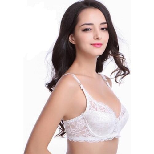Big Size Sexy Lingerie Bra For Women Ultra Thinthick Push Up Bralette Female Brassiere Summer Soft Breathable Bra Underwear