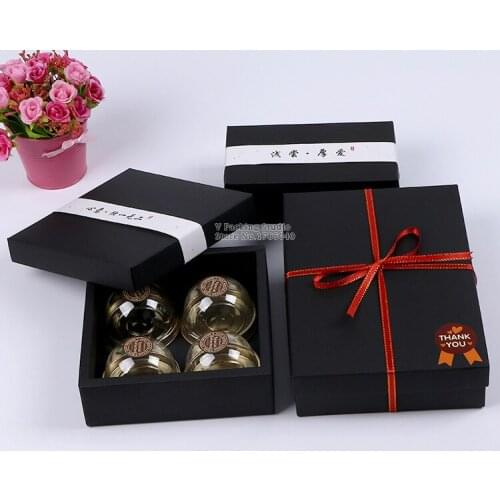 Black colour 14.5*14.5*5cm 21x14.2x5cm Transparent black cake Box dessert macarons boxes pastry packaging boxes 50 pieces/lot