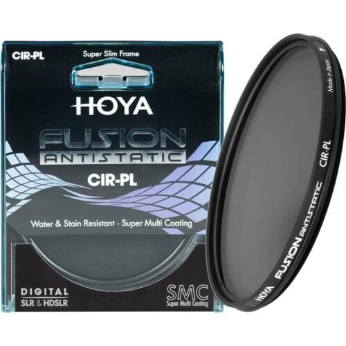HOYA 58mm FUSION ANTI-STATIC CPL Filter/Polariser Slim Filter Polarizing/Polarizer CIR-PL for Nikon Canon Sony SLR Camera Lens