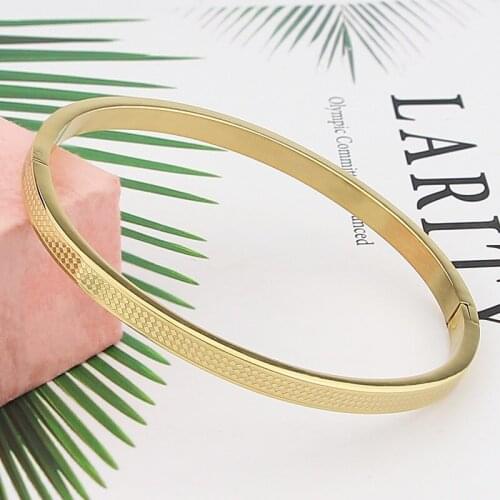 Best-Selling Jewelry Geometric Patter Stainless Steel Bracelets Parent-Child Series Love Bangle for Women Party Gifts Wholesale
