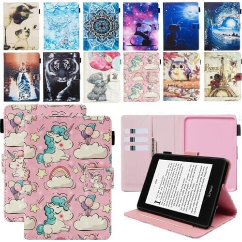 Magnetic Smart Case For Amazon Kindle Paperwhite 4 2018 Case PU Leather Cover For Amazon Kindle Paperwhite 1 2 3 2015 2017 Case
