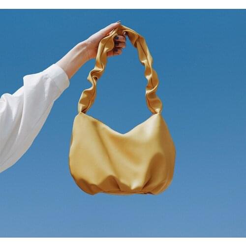 Fashion Female PU Leather Women Hobo Purses Ladies Dumpling Designer Handbag Casual Tote Bags Day Clutches Top Handle Pocketbook