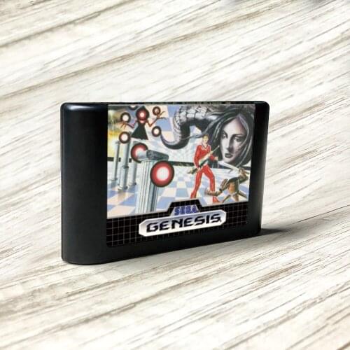 Space Harrier II - USA Label Flashkit MD Electroless Gold PCB Card for Sega Genesis Megadrive Video Game Console