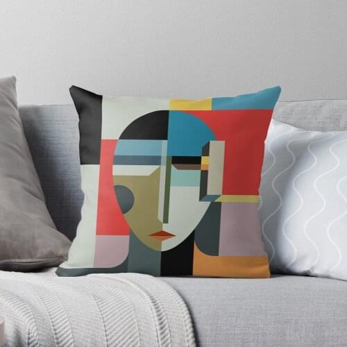 WOMAN OF WHEN Throw Pillow 100% Cotton Decor Pillow Case Home Cushion Cover 45*45cm