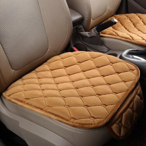 New Velvet Car Seat Cushion For Ford Edge Escape Kuga Fusion Mondeo Ecosport Explorer Focus Fiesta,High-fiber Leather