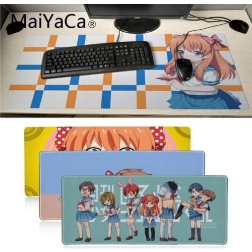 MaiYaCa Gekkan Shoujo Nozaki Kun Office Mice Gamer Soft Mouse Pad Gaming Mouse Pad Large Deak Mat 700x300mm for overwatch/cs go