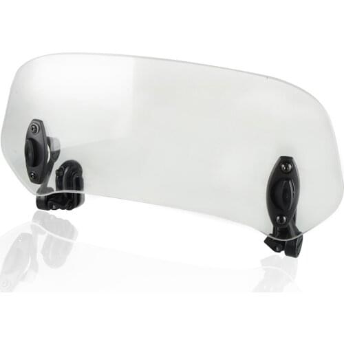 Motorcycle Windshield Adjustable Windscreen Extension Wind Deflector For Yamaha FJR1300 AE FX CRUISER SHO FX CRUISER SVHO