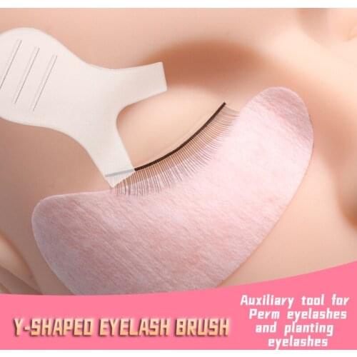 10pcs Reusable Makeup Eyelash Brush Y Shape Grafted Plastic Eyelashes Clean Mascara Brushes For Women Make Up Tools Maquillaje