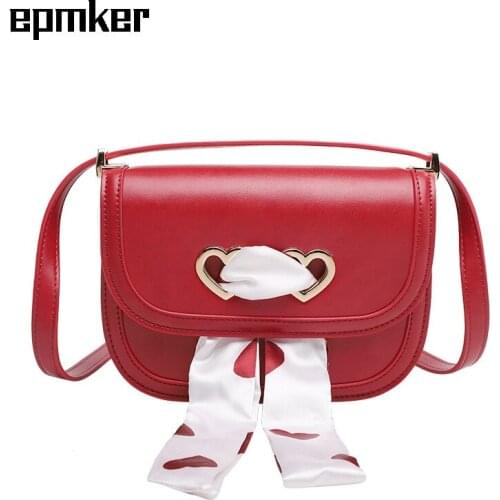 EPMKER Scarf Shoulder Bags Halfmoon Crossbody Bags Fashionable Purses and Handbags Luxury Designer Brand Bags Cute Side Bag Flap