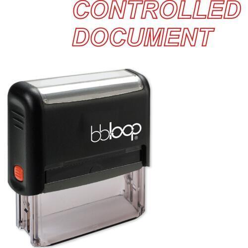 Bbloop Controlled w/Italic outline Style Font and Design Self-Ink