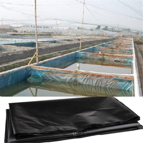 Waterproofl HDPE Rubber Fish Pool Pond Liner Black Pond Liner For Water Garden Koi Ponds Streams Fountains