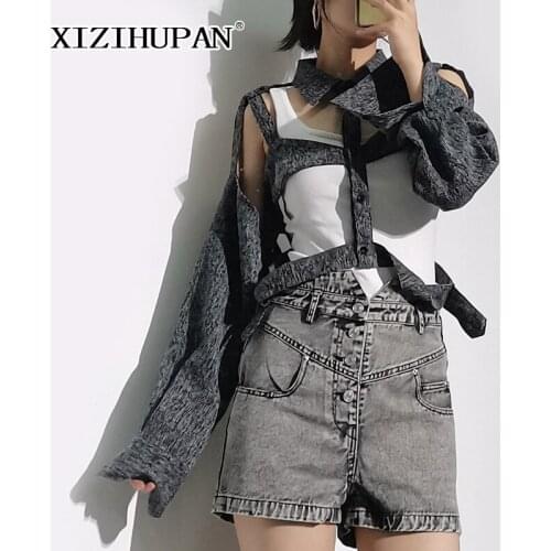XIZIHUPAN Long Blouses