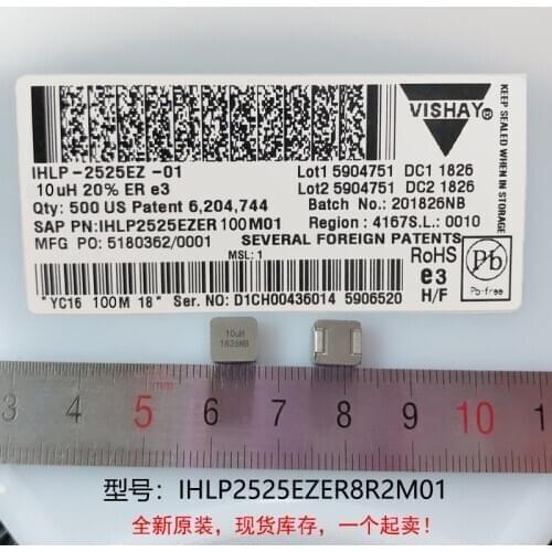 10) New original 100% quality IHLP2525EZER8R2M01 8.2UH 7X7X5MM integrated high current inductors