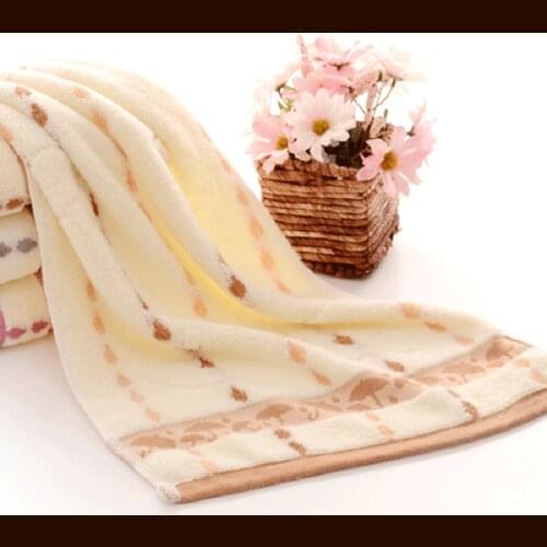 100% Cotton Small Umbrella Dot Face Towel High Quality 34*74cm Face Towel 6 Colors Available Soft Absorbent Towel Gift