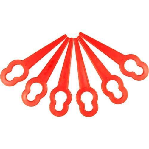 10pcs Replace Part Replacement Plastic Blades Cutter For Florabest Grass Trimmer Brushcutter Blade For Cordless Grass Trimmer