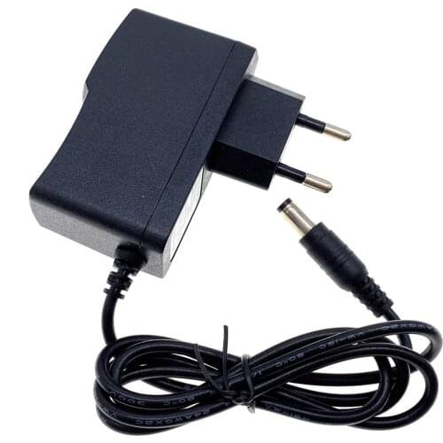 3V 5V 6V 7V 8V 9V 10V 12V US EU dc power adaptor supply 0.5A 1A 5.5*2.5mm 1m cable power charger for battery LED lamp 5V 1A