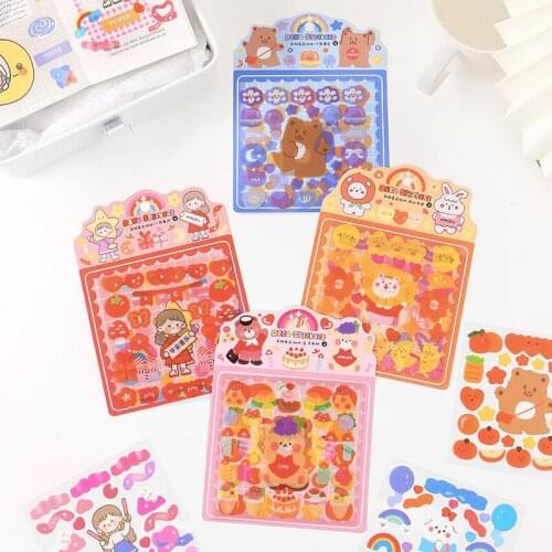 8pcs/LOT rainbows End series stationery sticker Creative decoration material DIY adhesive cute lovely PET sticker