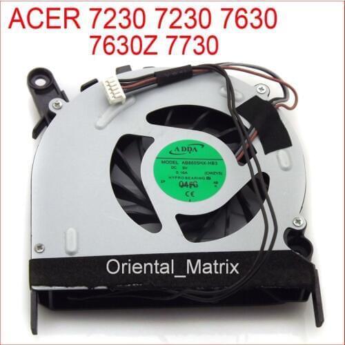 Free Shipping New AB8605HX-HB3 DC5V 0.16A For ACER 7230 7230 7630 7630Z 7730 Laptop Cooler Fan