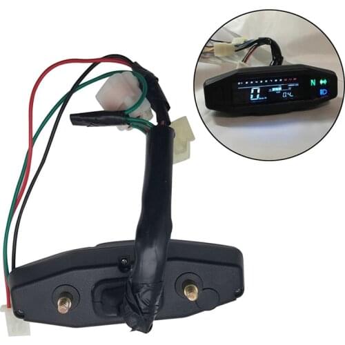New Motorcycle Lcd Speedometer Digital Odemeter Electric Injection And Carburetor Meter Fit For Russian Kr200