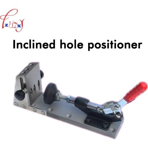 Woodworking Inclined Hole Locator Manual Inclined Hole Clamp Drill 9mm Drilling Inclined Hole Locator Woodworking Drill Tool