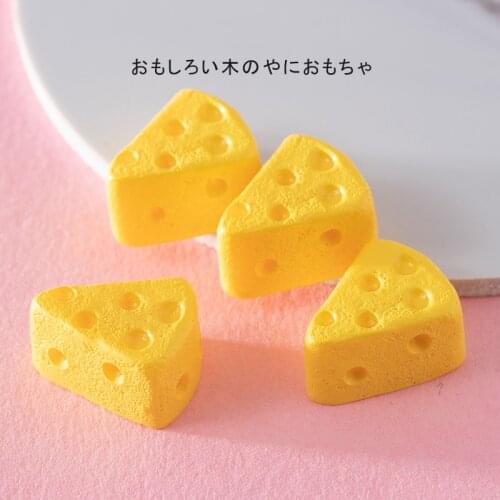 Party Artificial Food Autumn Decoration Mini Cheese Creative Heart Artificial Toy For Home Decoration Navidad Ornaments
