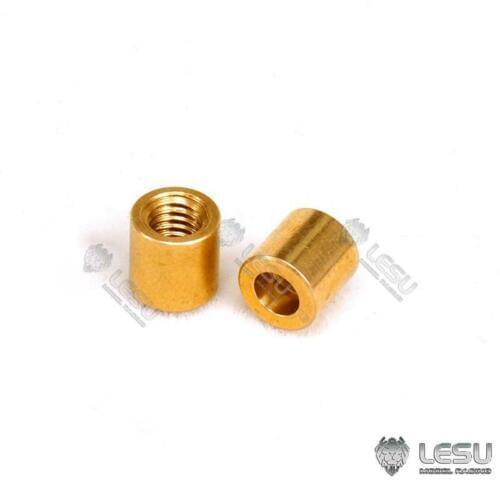 LESU RC Brass Nozzle Nut for 3*2MM Pipe On Hydraulic Excavator Loader Model TH16986-SMT5