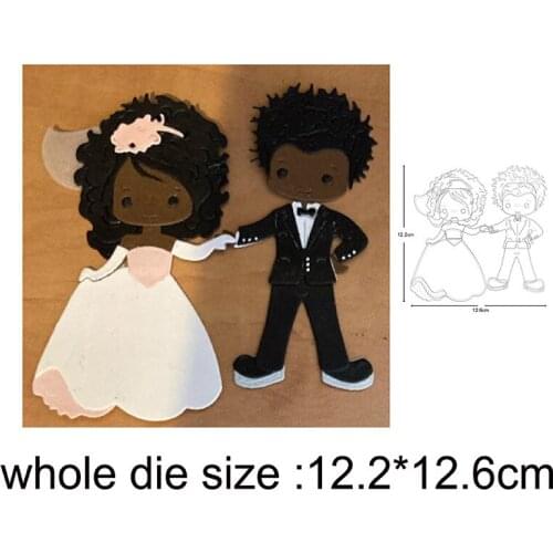 Wedding Couple Girl Doll New 2021 Metal Cutting Dies For Scrapbooking And Card Making Decorative Embossing Die Cut Craft Dies