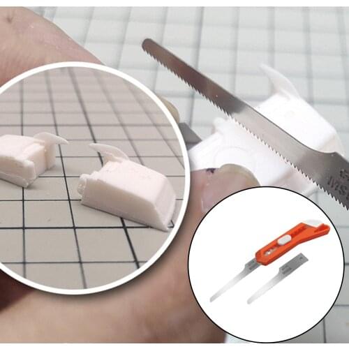 DIY Hand Saw Model Craft Set, Hobby Mini Razor Saw Kit Handy Multifunction Craft Blade Model Tools