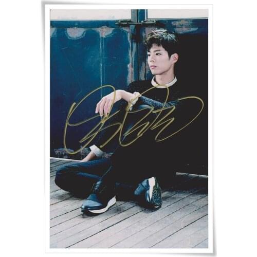 Park Bo Gum autographed signed with pen photo picture 4*6 inches freeshipping 11.2016 05