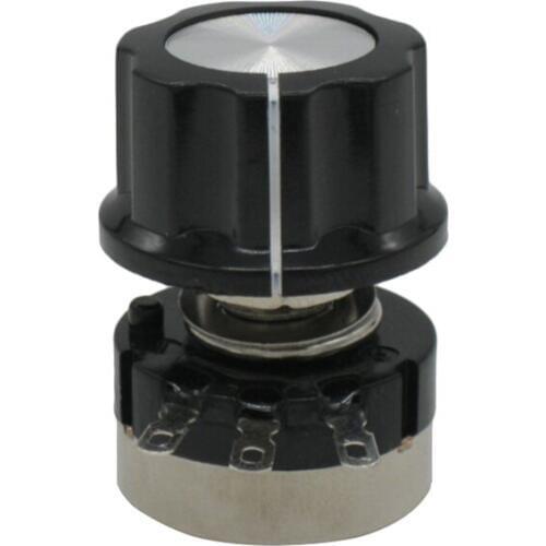 2pcs RV24YN20S B102 1k ohm Carbon film potentiometer single-turn potentiometer + 2pcs A03 knob