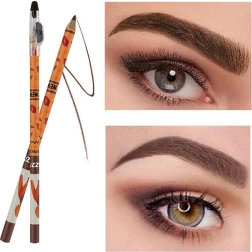 Professional Long Lasting Eyebrow Pen Waterproof Classic Eyebrow Pencil With Sharpener Easy To Wear Eyes Makeup Tools TSLM1