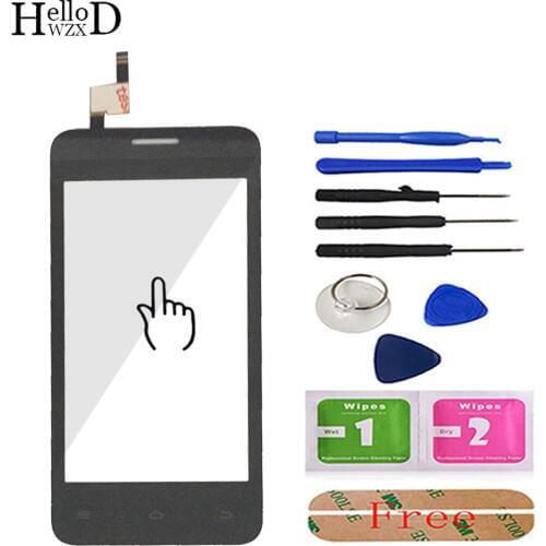 Phone Touch Panel Touchscreen For Fly FS401 FS402 FS403 FS451 FS452 FS454 Touch Screen Digitizer Glass Lens Sensor Adhesive