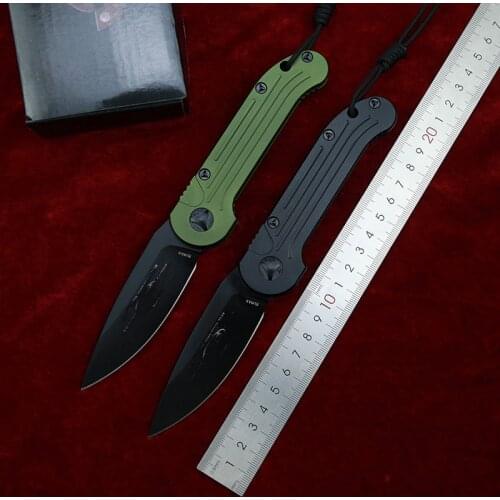 LEMIFSH Folding Knifesteel Mark Elmax Aluminum Handle Outdoor Camping Hunting Survival Tactical Adventure Knives EDC Tools