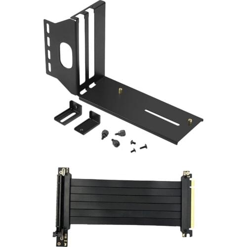 Graphics Card Vertical Holder Universal GPU Mounting Bracket Kit Pcie16x Extension Cable PCI-E 3.0 X16 Drop Shipping