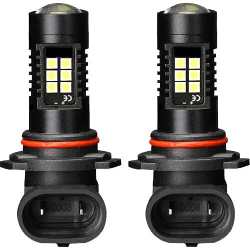 2Pcs H8 H11 Led HB4 9006 HB3 9005 H16JP Fog Lights Bulb 3030SMD 1200LM 6000K White Car Driving Running Lamp Auto Leds Light 12V