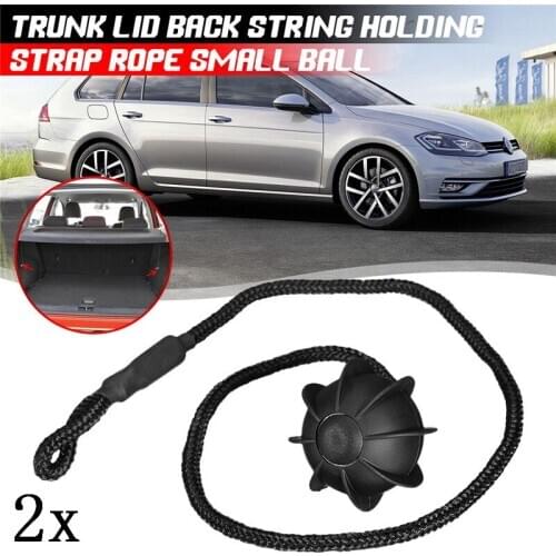 2Pcs Hatchback Parcel Shelves Trunk Lid Back Shelf String Holding Strap Rope SmallBall For VW Golf 6 GTI R20 MK5 1K6 863 447 A